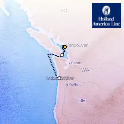 April 29th, 2026  - Pacific Northwest Cruise on the Holland America Nieuw Amsterdam