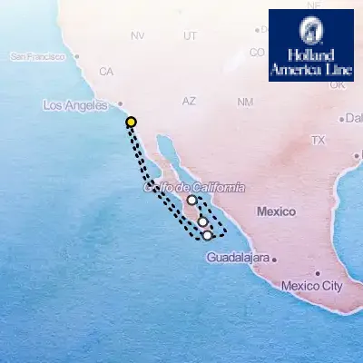 October 25th, 2025  - Baja Peninsula Holiday on the Holland America Nieuw Amsterdam
