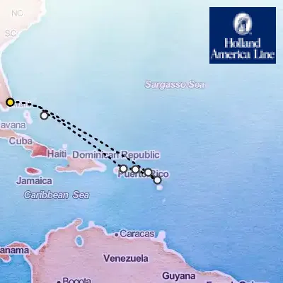 December 11th, 2026  - Eastern Caribbean: St. Maarten, Antigua & Bahamas Cruise on the Holland America Nieuw Amsterdam