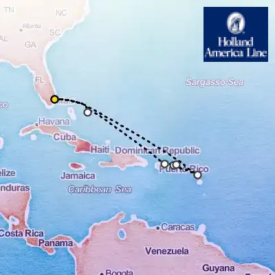 March 12th, 2027  - Eastern Caribbean, U.S. & British Virgin Islands Cruise on the Holland America Nieuw Amsterdam