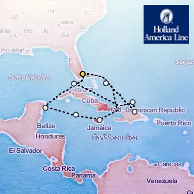 January 31st, 2026  - Western & Eastern Caribbean: Mexico & Bahamas Cruise on the Holland America Nieuw Statendam