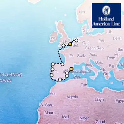 September 6th, 2025  - Around the Iberian Peninsula Cruise on the Holland America Nieuw Statendam