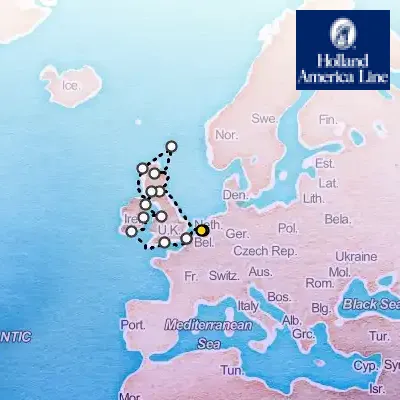May 1st, 2026  - Wild British Isles, Belfast Evening Stay Cruise on the Holland America Nieuw Statendam