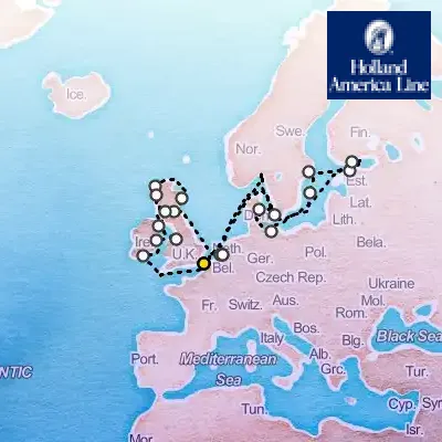 June 26th, 2026  - Baltic Capitals & British Isles Collectors' Voyage on the Holland America Nieuw Statendam
