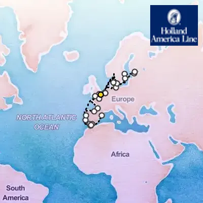 June 25th, 2027  - Baltic Capitals & Solar Eclipse Cruise on the Holland America Nieuw Statendam