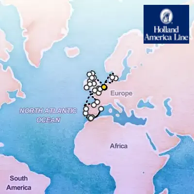 July 10th, 2027  - Legendary Solar Eclipse & Cosmic Port Explorer on the Holland America Nieuw Statendam