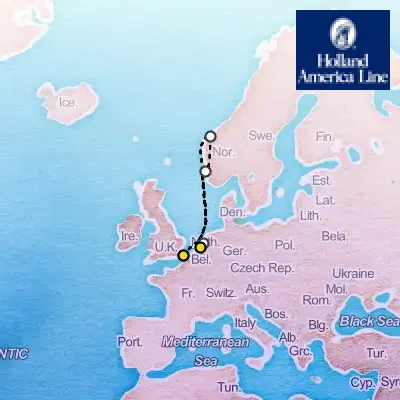 September 4th, 2026  - Norwegian Fjords & Hidden Gems Cruise on the Holland America Nieuw Statendam