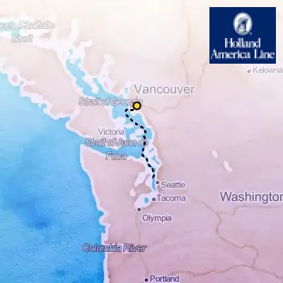 September 6th, 2026  - Pacific Northwest Cruise on the Holland America Noordam