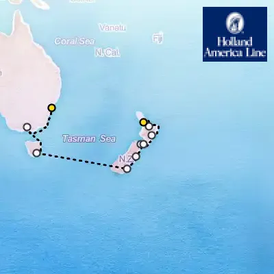 November 9th, 2025  - Australia & New Zealand Cruise on the Holland America Noordam