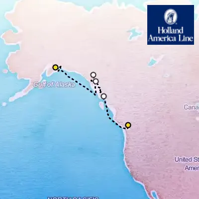 July 6th, 2025  - Glacier Discovery Cruise on the Holland America Noordam