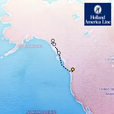 September 7th, 2025  - Glacier Discovery Cruise on the Holland America Noordam