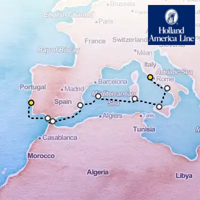 May 24th, 2026  - Western Mediterranean: Idyllic Isles & Hidden Gems on the Holland America Oosterdam