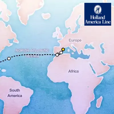 November 2nd, 2027  - Cultural Crossing, With Andalusia & Bermuda on the Holland America Oosterdam
