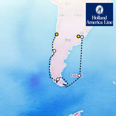 March 8th, 2026  - South America Passage on the Holland America Oosterdam