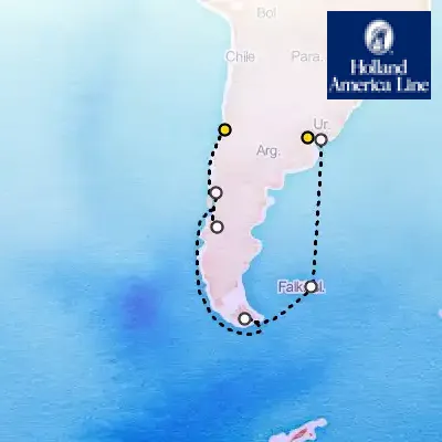 December 4th, 2025  - South America Passage on the Holland America Oosterdam