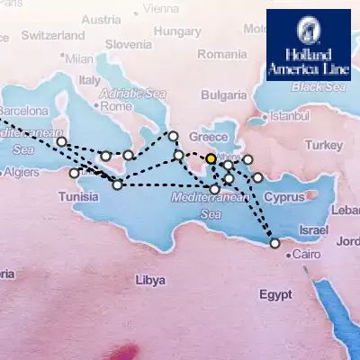 July 17th, 2027  - Greek Isles & Solar Eclipse, With History Channel Voyage on the Holland America Oosterdam