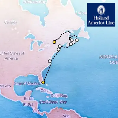 May 17th, 2026  - Atlantic & Colonial New England, with History Channel on the Holland America Volendam