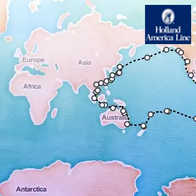 January 4th, 2026  - Grand World Voyage on the Holland America Volendam