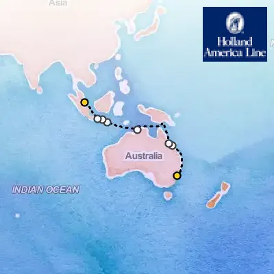 February 10th, 2027  - Grand World Voyage on the Holland America Volendam