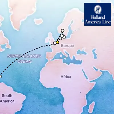 April 26th, 2027  - Grand World Voyage on the Holland America Volendam