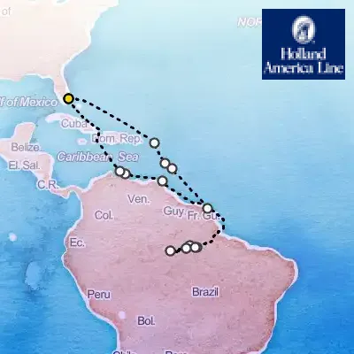 November 24th, 2025  - Amazon Explorer on the Holland America Volendam