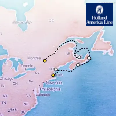September 7th, 2025  - Canada & New England, Maine, Maritimes & Montreal Cruise on the Holland America Volendam