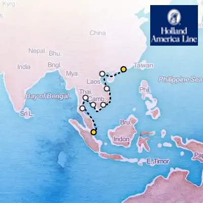November 9th, 2025  - Far East Discovery on the Holland America Westerdam