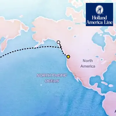 September 28th, 2025  - North Pacific Crossing Cruise on the Holland America Westerdam