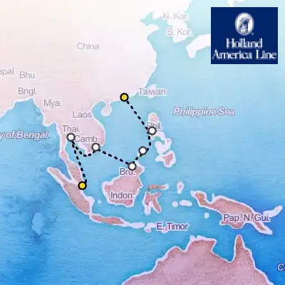 November 23rd, 2025  - The Philippines, Malaysia & Thailand Cruise on the Holland America Westerdam