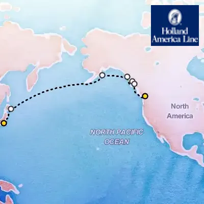 April 26th, 2026  - North Pacific Crossing on the Holland America Westerdam