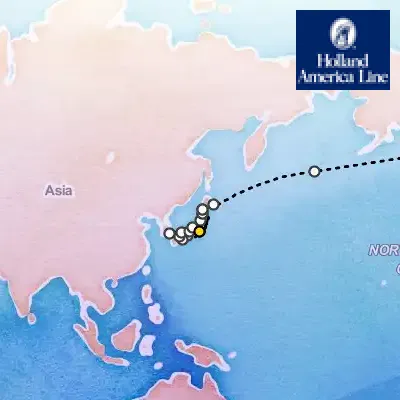 September 13th, 2026  - North Pacific Crossing & Circle Japan Collector on the Holland America Westerdam