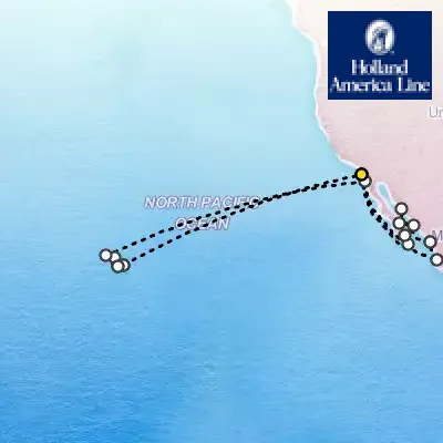 December 6th, 2025  - Historical Baja Peninsula & Circle Hawaii Holiday Cruise on the Holland America Zaandam