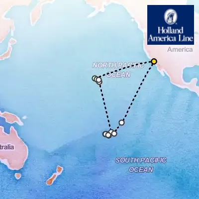 October 15th, 2026  - Legendary Hawaii, Tahiti & Marquesas Cruise on the Holland America Zaandam