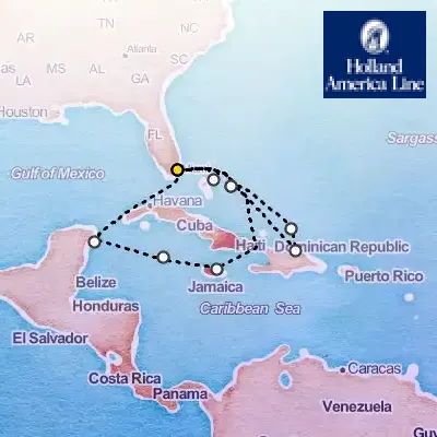 November 8th, 2025  - Western & Eastern Caribbean: Mexico & Bahamas Cruise on the Holland America Zuiderdam