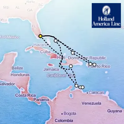December 6th, 2025  - Eastern & Southern Caribbean: San Juan & ABC Islands Cruise on the Holland America Zuiderdam