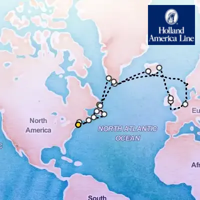 July 18th, 2026  - Legendary Voyage of the Vikings: Solar Eclipse on the Holland America Zuiderdam