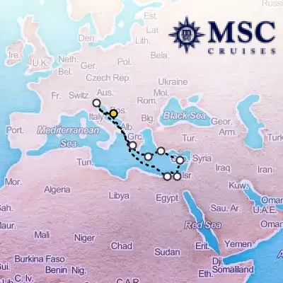 November 1st, 2025  - Mediterranean Cruise on the MSC Armonia