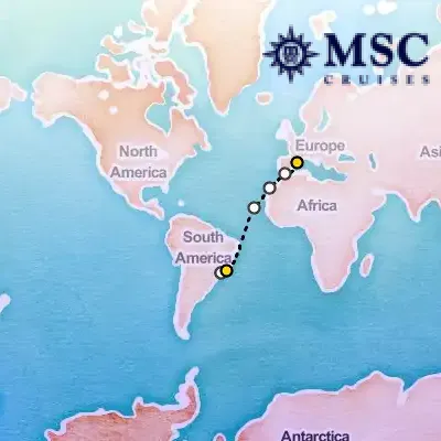 March 14th, 2026  - MSC Grand Voyages on the MSC Armonia