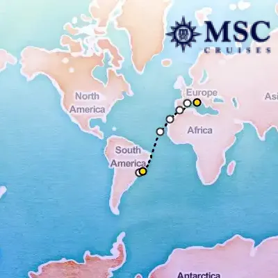March 14th, 2026  - Grand Voyages Cruise on the MSC Armonia
