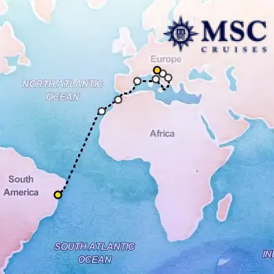 November 24th, 2025  - Grand Voyages Cruise on the MSC Armonia