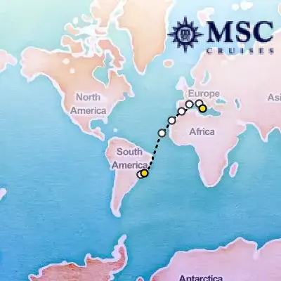 March 14th, 2026  - Grand Voyages Cruise on the MSC Armonia