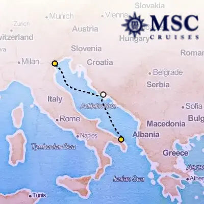 October 8th, 2027  - Mediterranean Cruise on the MSC Armonia
