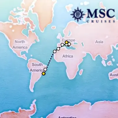 November 24th, 2025  - Grand Voyage on the MSC Armonia