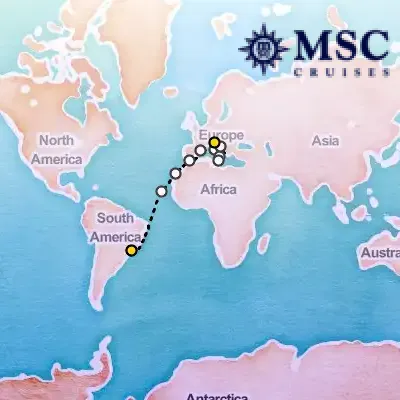 March 15th, 2026  - MSC Grand Voyages on the MSC Armonia