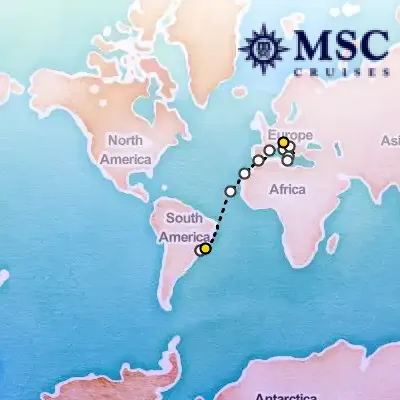 March 14th, 2026  - Grand Voyages on the MSC Armonia