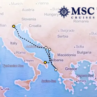 April 5th, 2026  - Mediterranean Cruise on the MSC Armonia