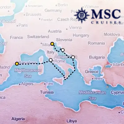 November 24th, 2025  - MSC Grand Voyages on the MSC Armonia