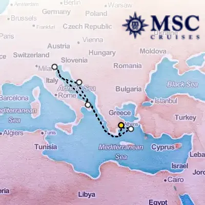 October 9th, 2025  - Mediterranean Cruise on the MSC Armonia