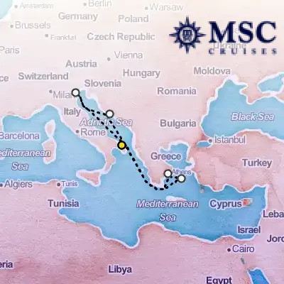 October 20th, 2025  - Mediterranean Cruise on the MSC Armonia