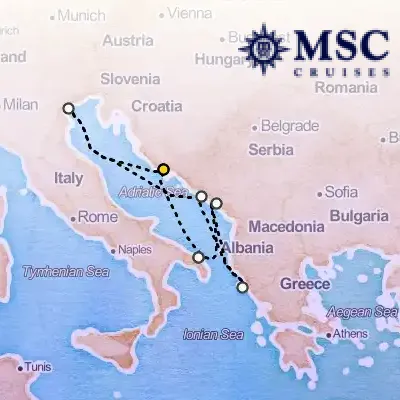 June 6th, 2026  - Mediterranean Cruise on the MSC Armonia